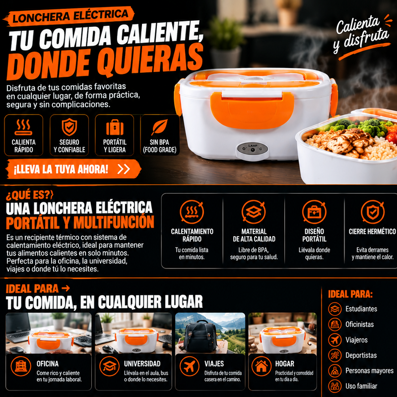 Caja bento eléctrica.