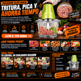 Picador Eléctrico Multifuncional – Tritura, Pica y Ahorra Tiempo en la Cocina